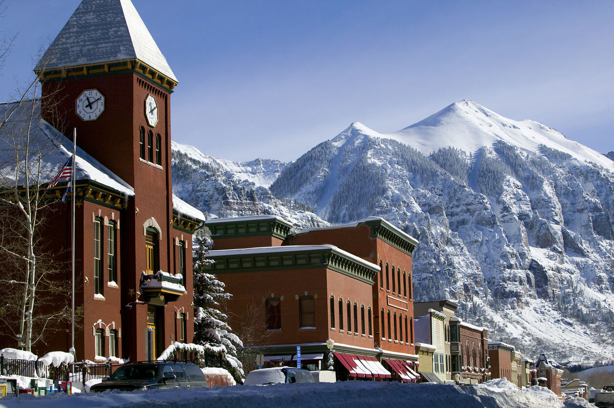 Winter Telluride Colorado Photo Credit: DOUGBERRY (iStock).